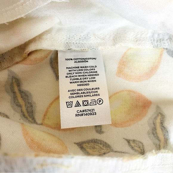 Loft Lemon Print Chino Shorts Size 16 - Picture 7 of 8